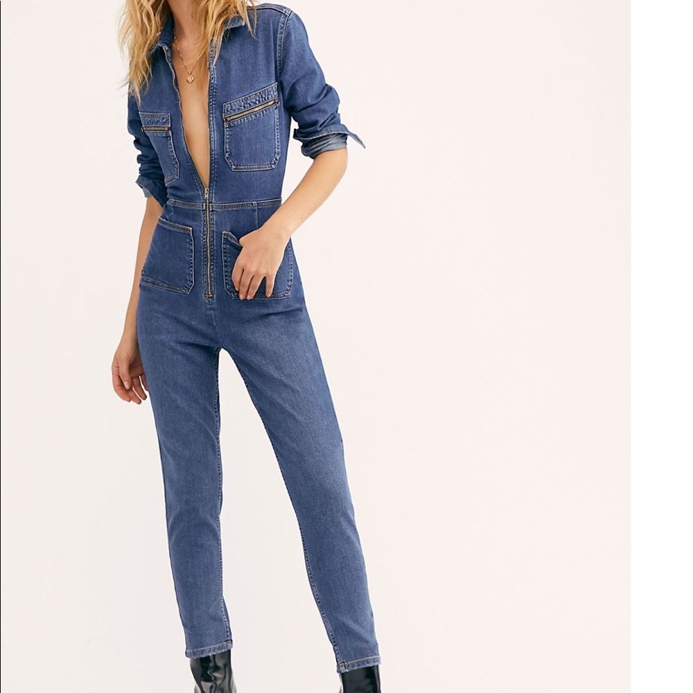 NWT Free People Lenox Jumpsuit